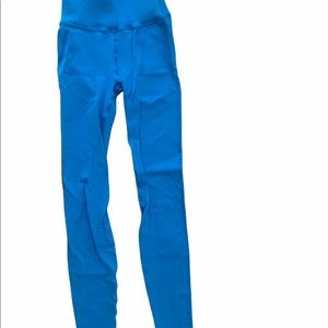 Fabletics XS SculpKnit Turquoise Leggings